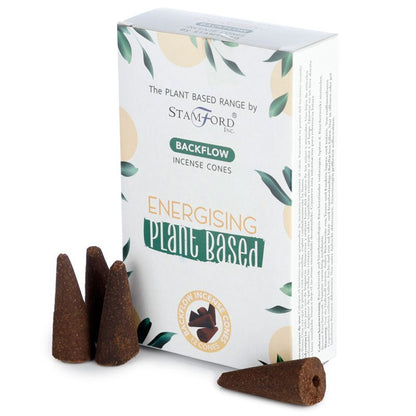 Herbal Backflow Incense Cones - Energizing