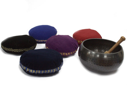 Velvet cushion for Tibetan singing bowl - 16cm
