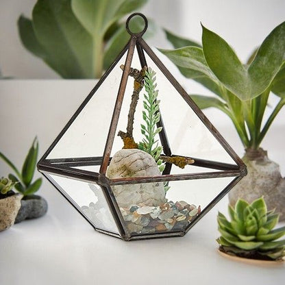 Glass Terrarium - Little Diamond