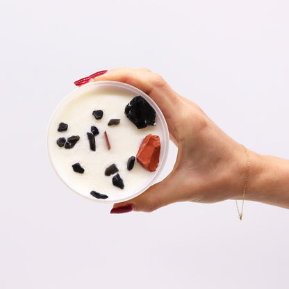 Bougies de cristal Chakra - Chakra racine