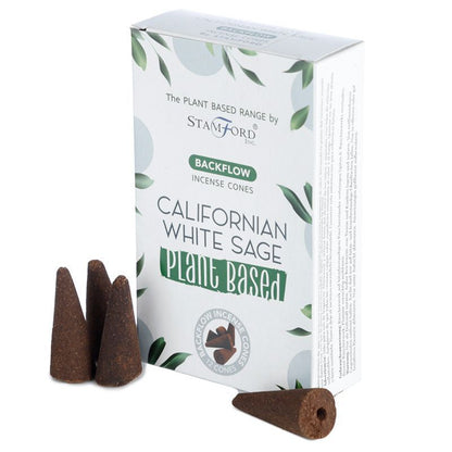 Herbal Backflow Incense Cones - California White Sage