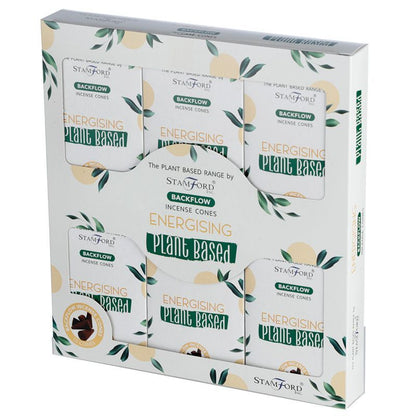 Herbal Backflow Incense Cones - Energizing
