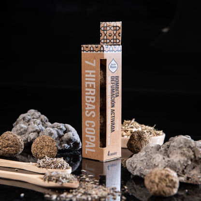 Box of 4 Incense Sticks with 7 Herbs and Copal