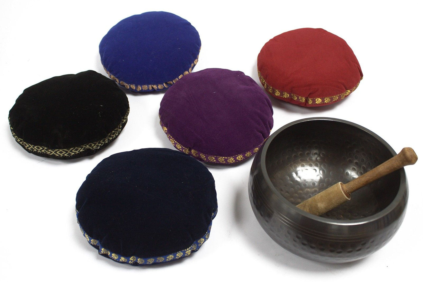 Velvet cushion for Tibetan singing bowl - 11cm