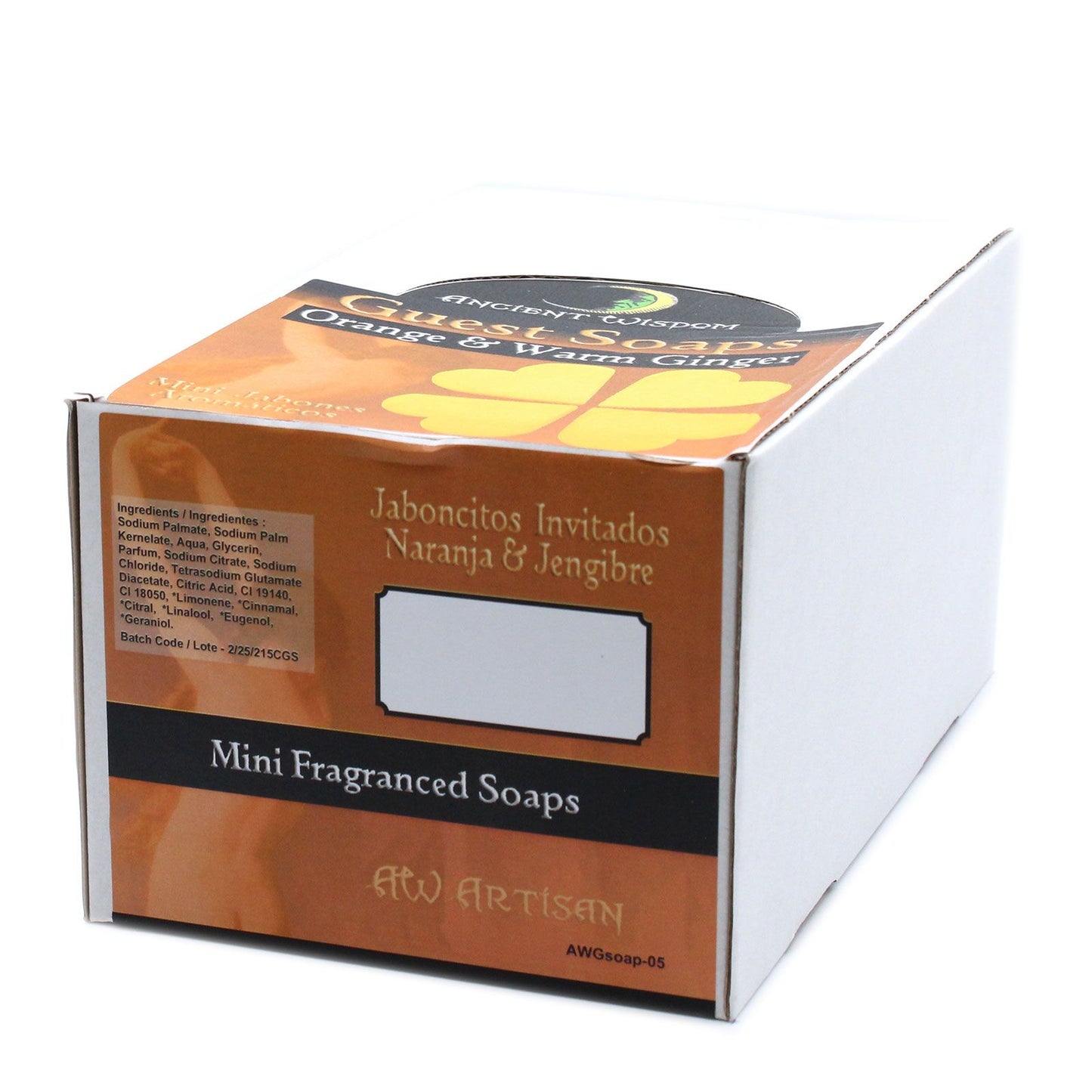 Jaboncito Invitados Naranja y Jengibre