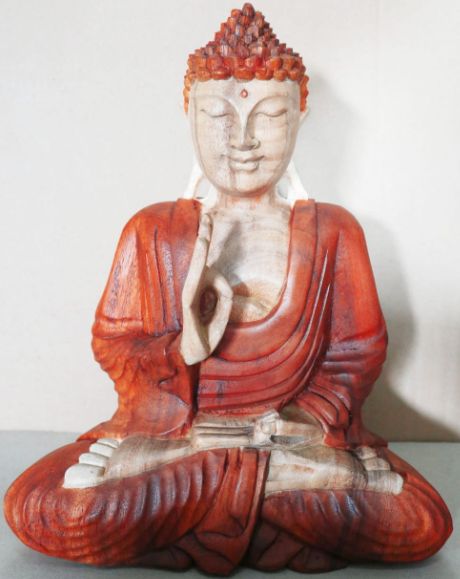 Estatua de Buda Tallada a Mano- 30cmTransmisión de Enseñanza