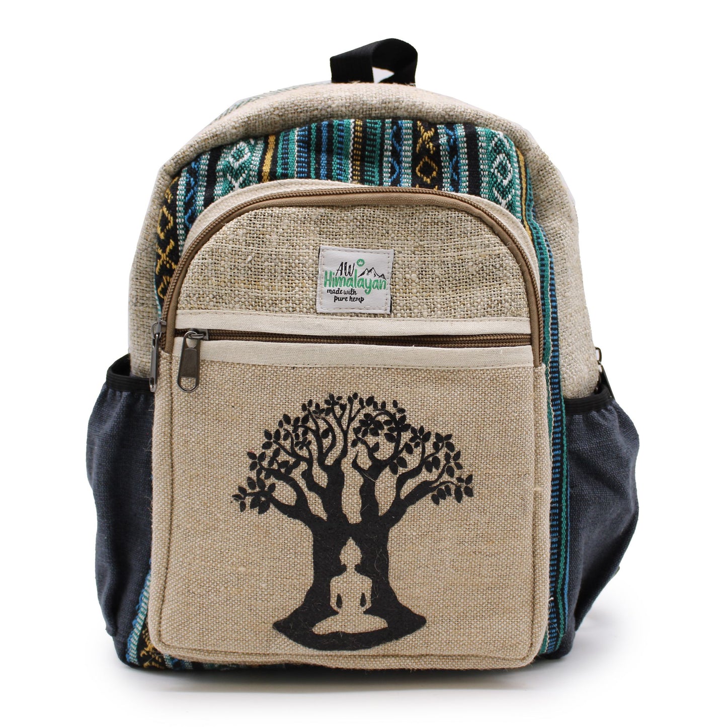 Small Hemp Backpack - Bohdi Tree Design