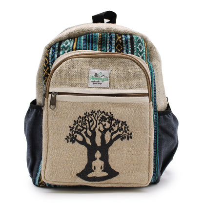 Small Hemp Backpack - Bohdi Tree Design