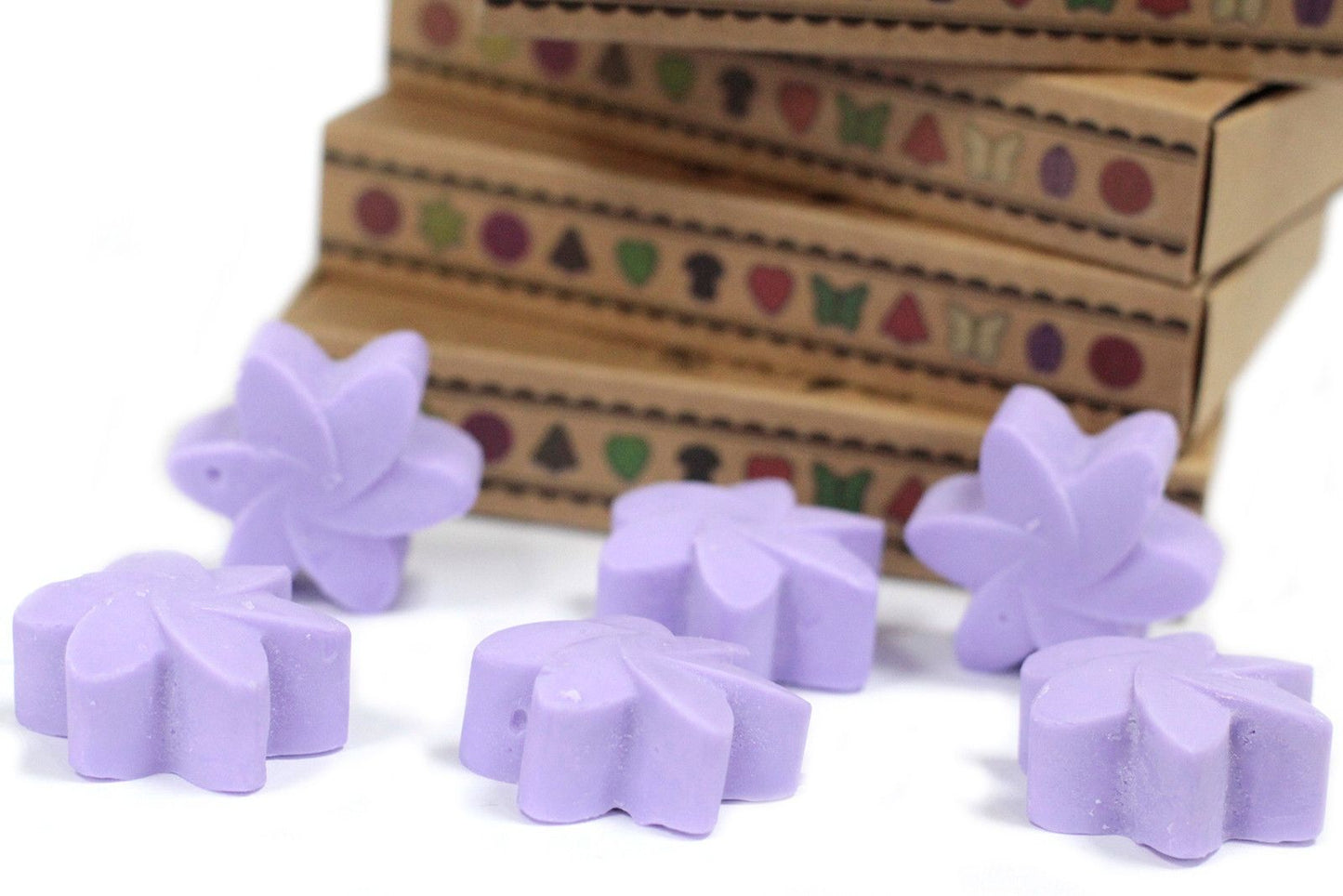 Box of 6 Soy Wax Melts - Lavender Fields