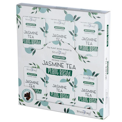 Herbal Backflow Incense Cones - Jasmine Tea