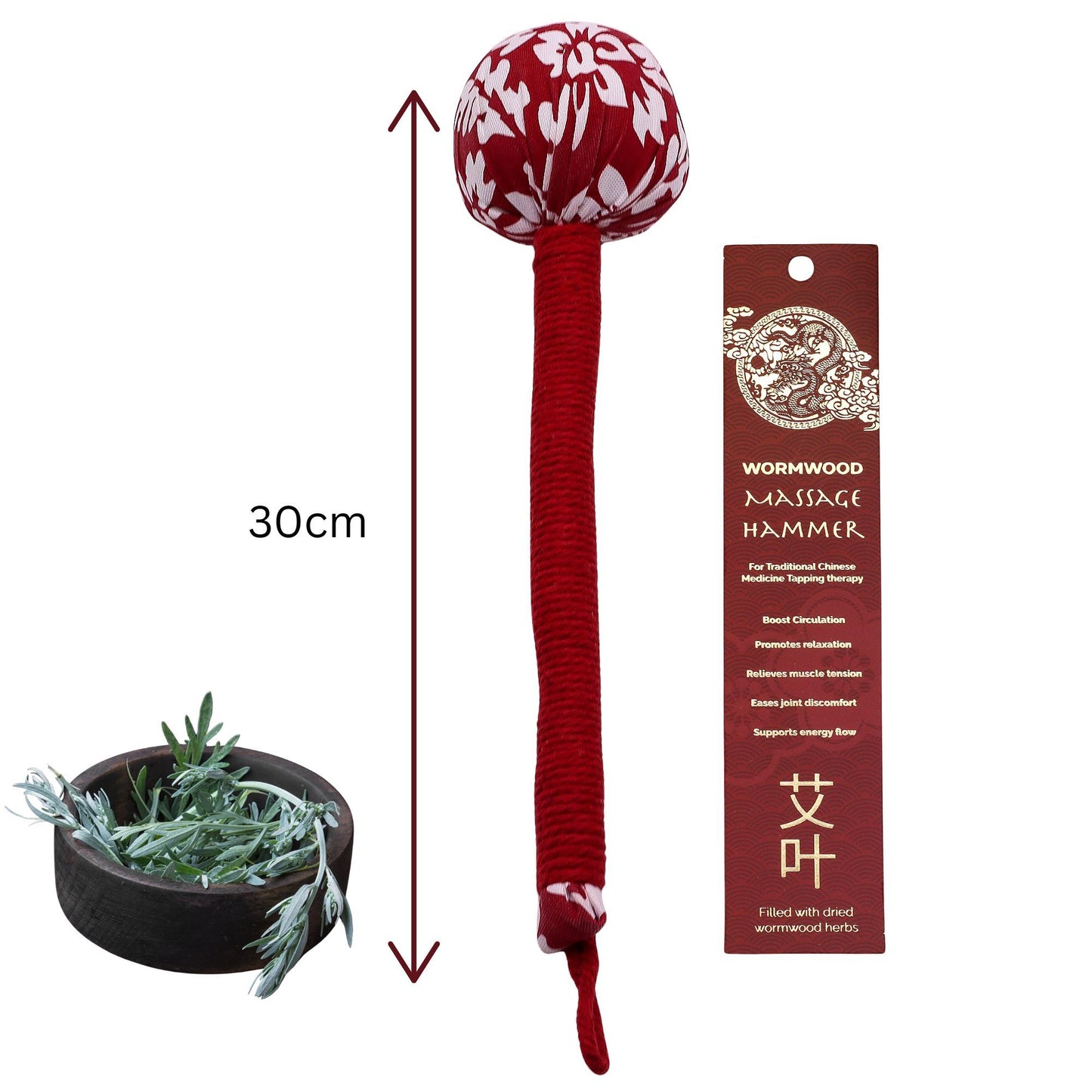 Wormwood Massager - Red
