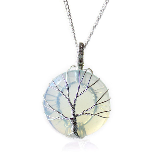 Tree of Life Necklace - Opalite