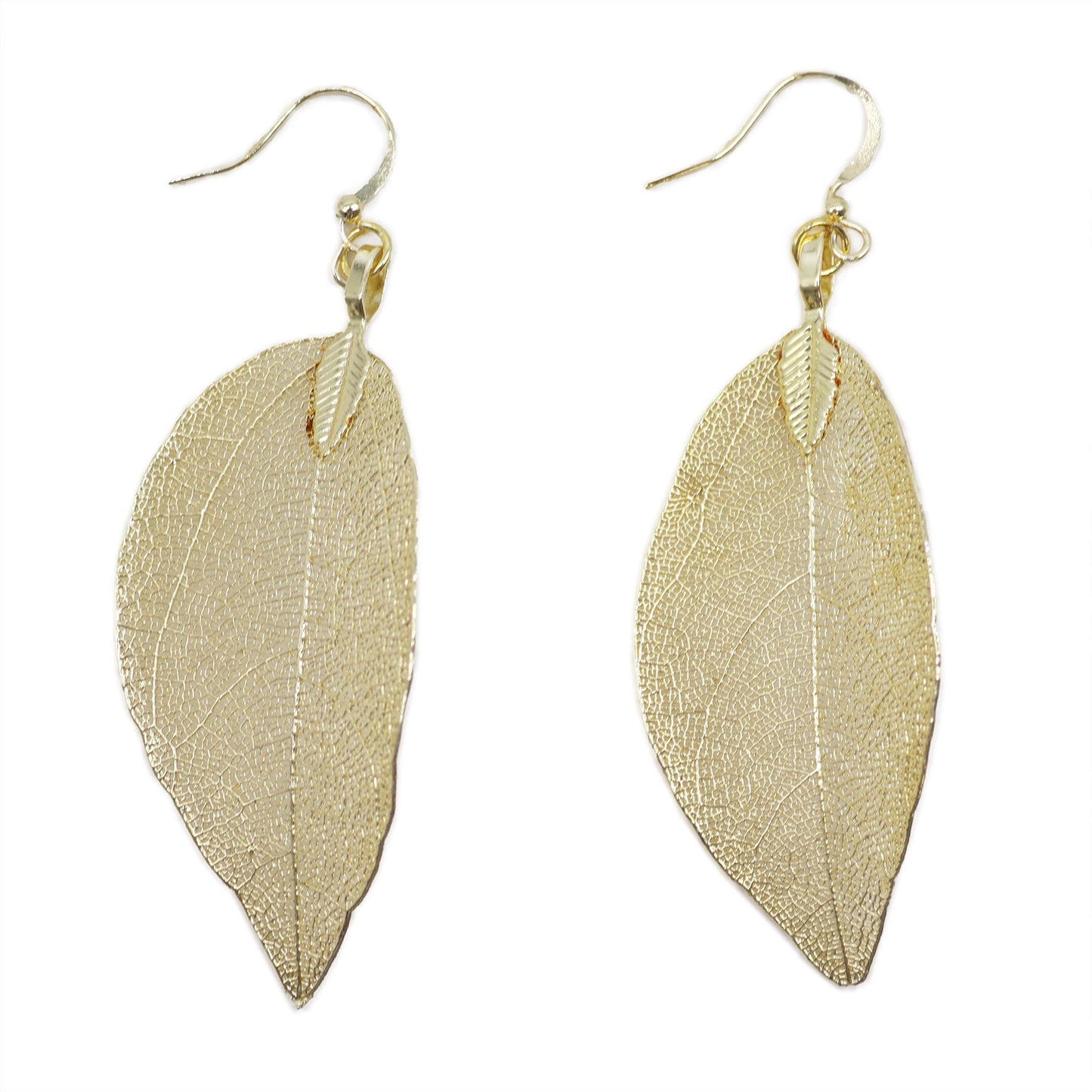 Earrings - Value Leaf - Gold