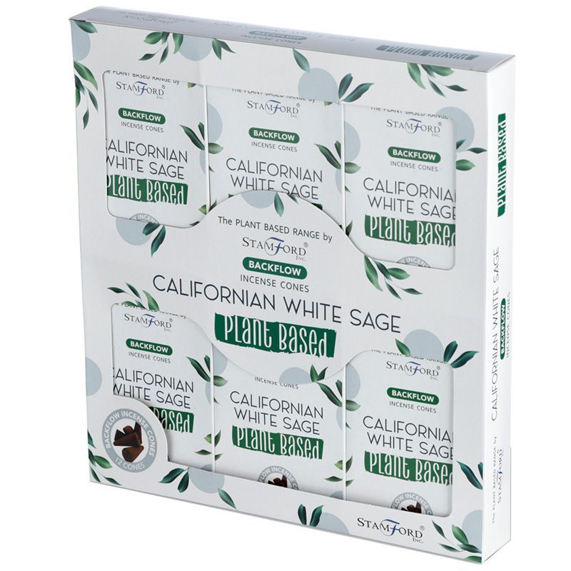 Herbal Backflow Incense Cones - California White Sage