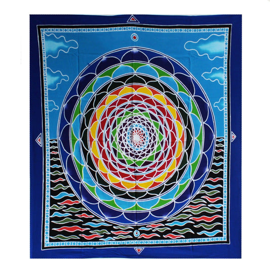 Mandala in the clouds 106cm x 93cm