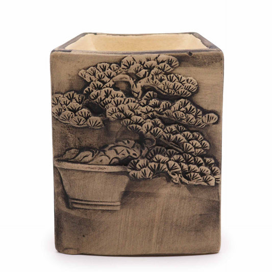 Hand-Painted Bonsai Burner - Slate