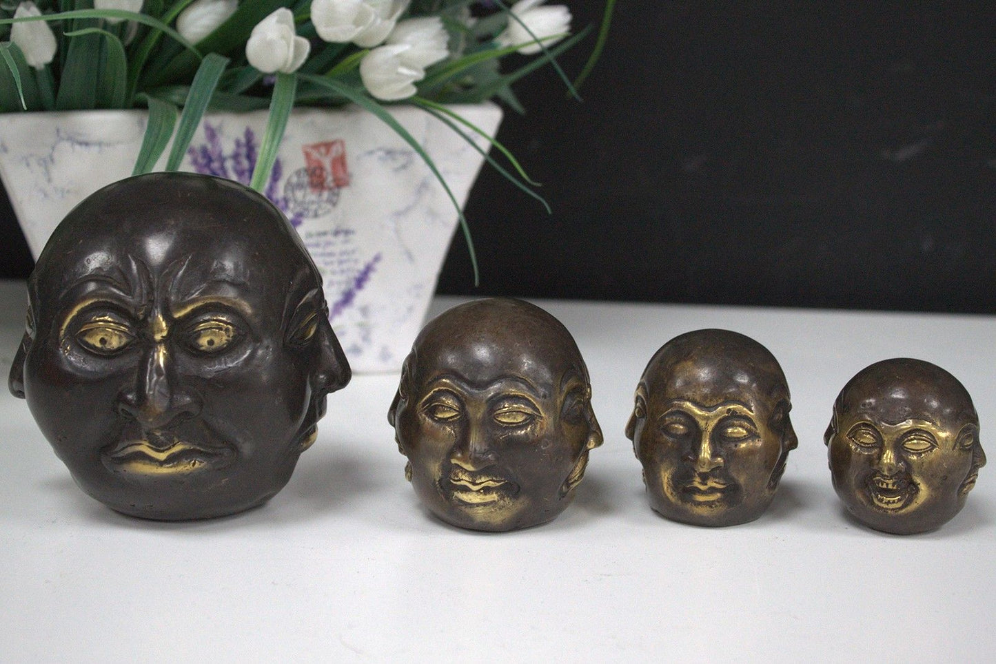 Fengshui - Buda de cuatro caras - 6cm