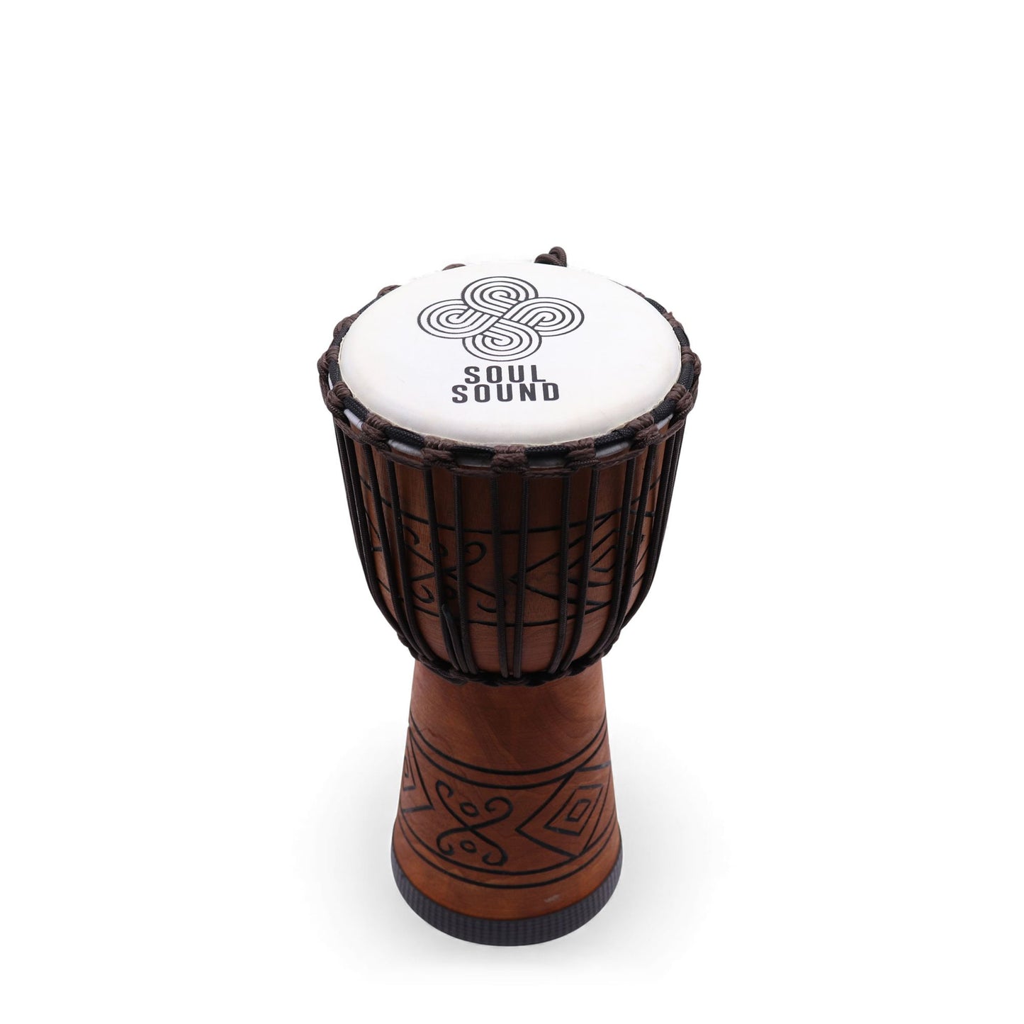 Tambor Djembe Mediano Pro - Sonido del Alma (bajo) - Mediano 40 cm (18 cm Diia)