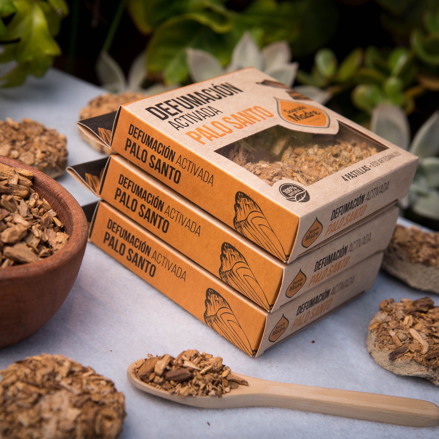 Resin Incense Tablets X 4 Palo Santo