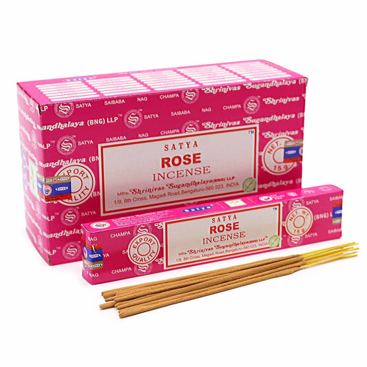 Varillas de Incienso Satya 15gm - Rosa