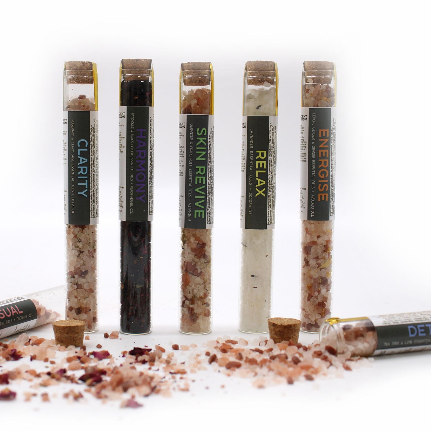 Bath Salts in Vials - Pack of 7