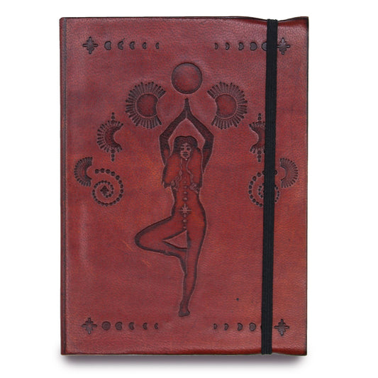 Small notebook with elastic closure - Cosmic Goddess