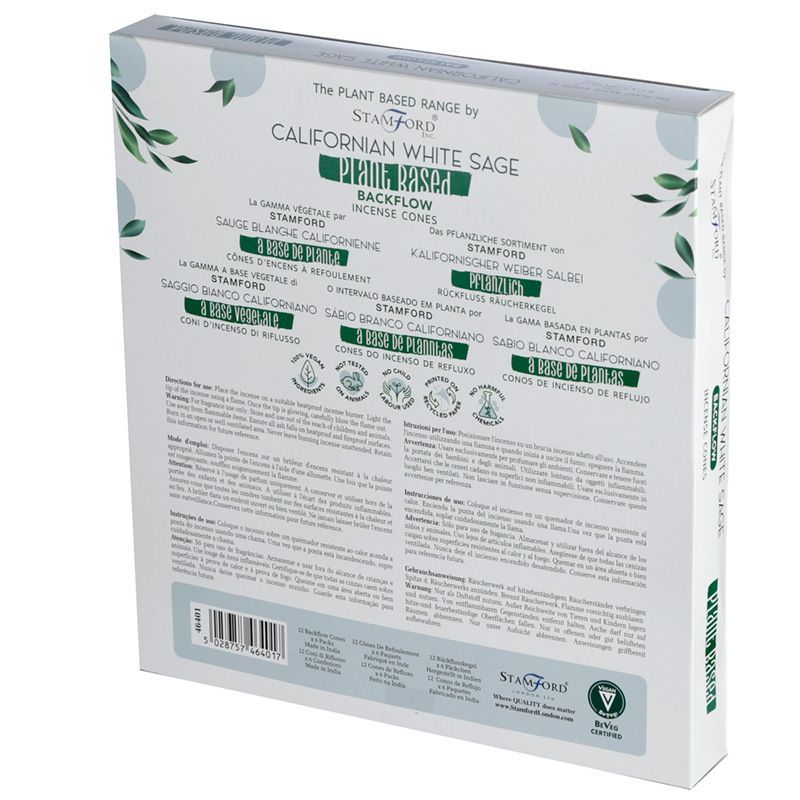 conos de incienso de reflujo stamford salvia