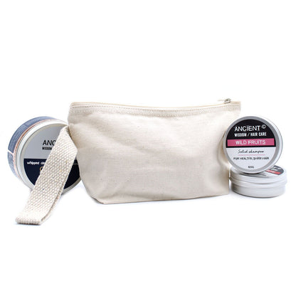 Neceser Algodón Natural  10 oz - bolso de mano