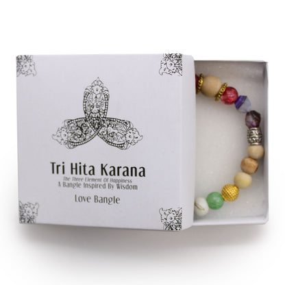 Pulsera Tri Hita Karana Bangle - Amor