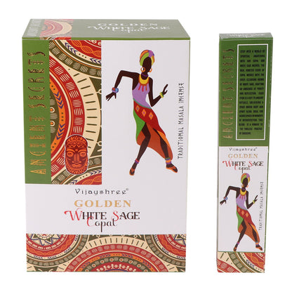 15 g de copal doré et de sauge blanche