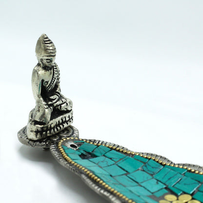 Tibetan Incense Holder Decoration Long Leaf Buddha