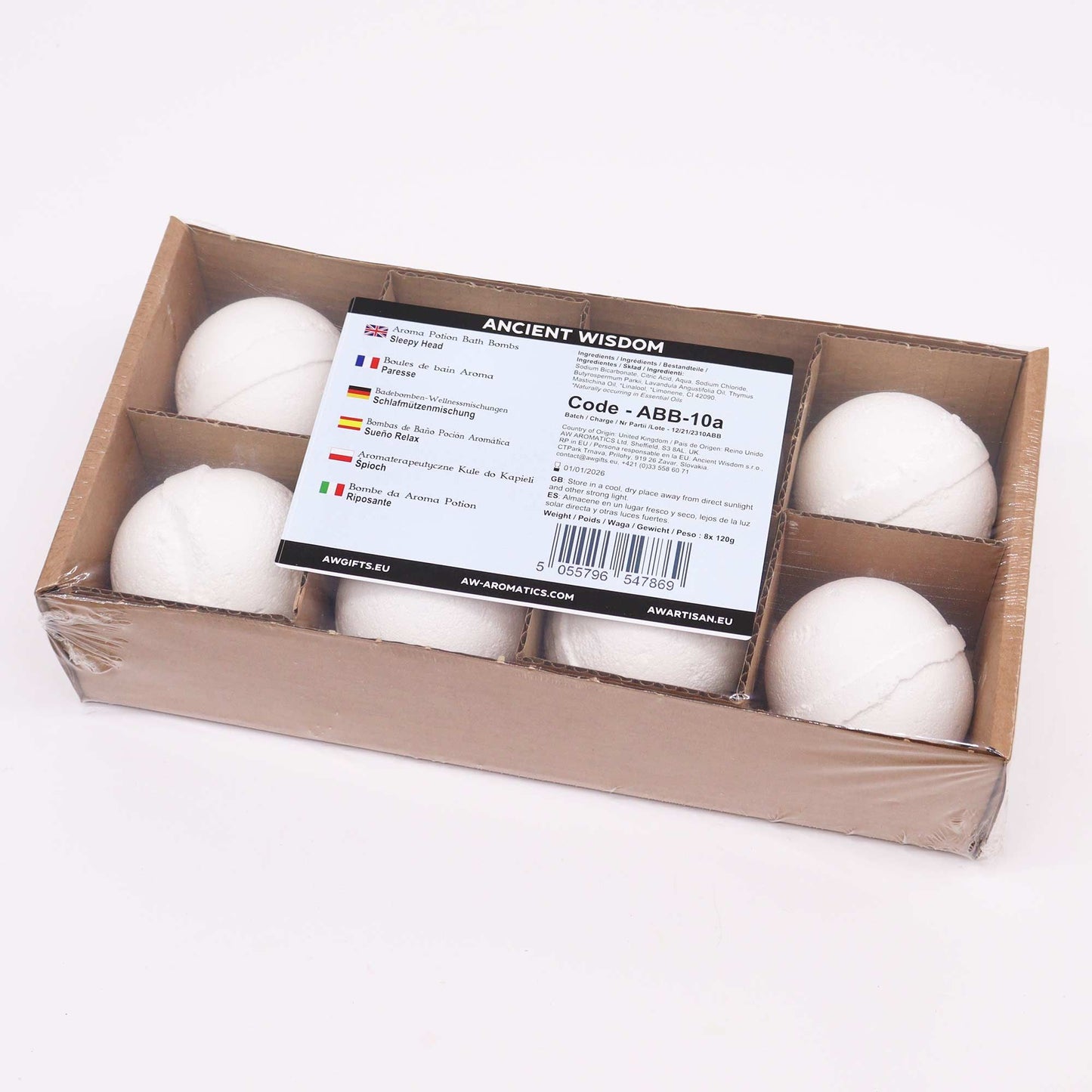 Bomba de baño con pocion - Cabeza somnolienta