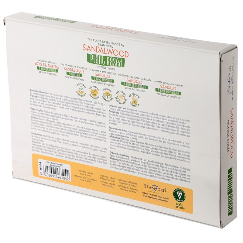 Varitas de Incienso a Base de Plantas - Sándalo