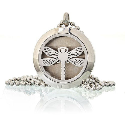Aromatherapy diffuser necklace 25mm - Dragonfly