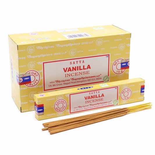 Varillas de Incienso Satya 15gm - Vanilla