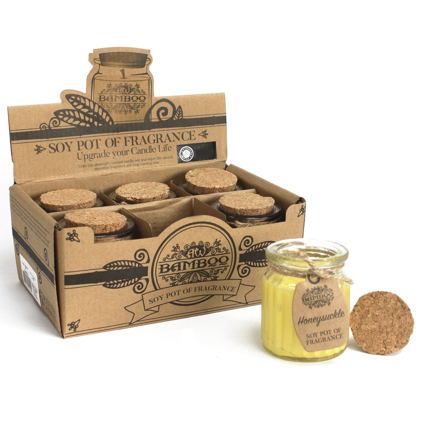 Soy Wax Jar Candle - Honeysuckle