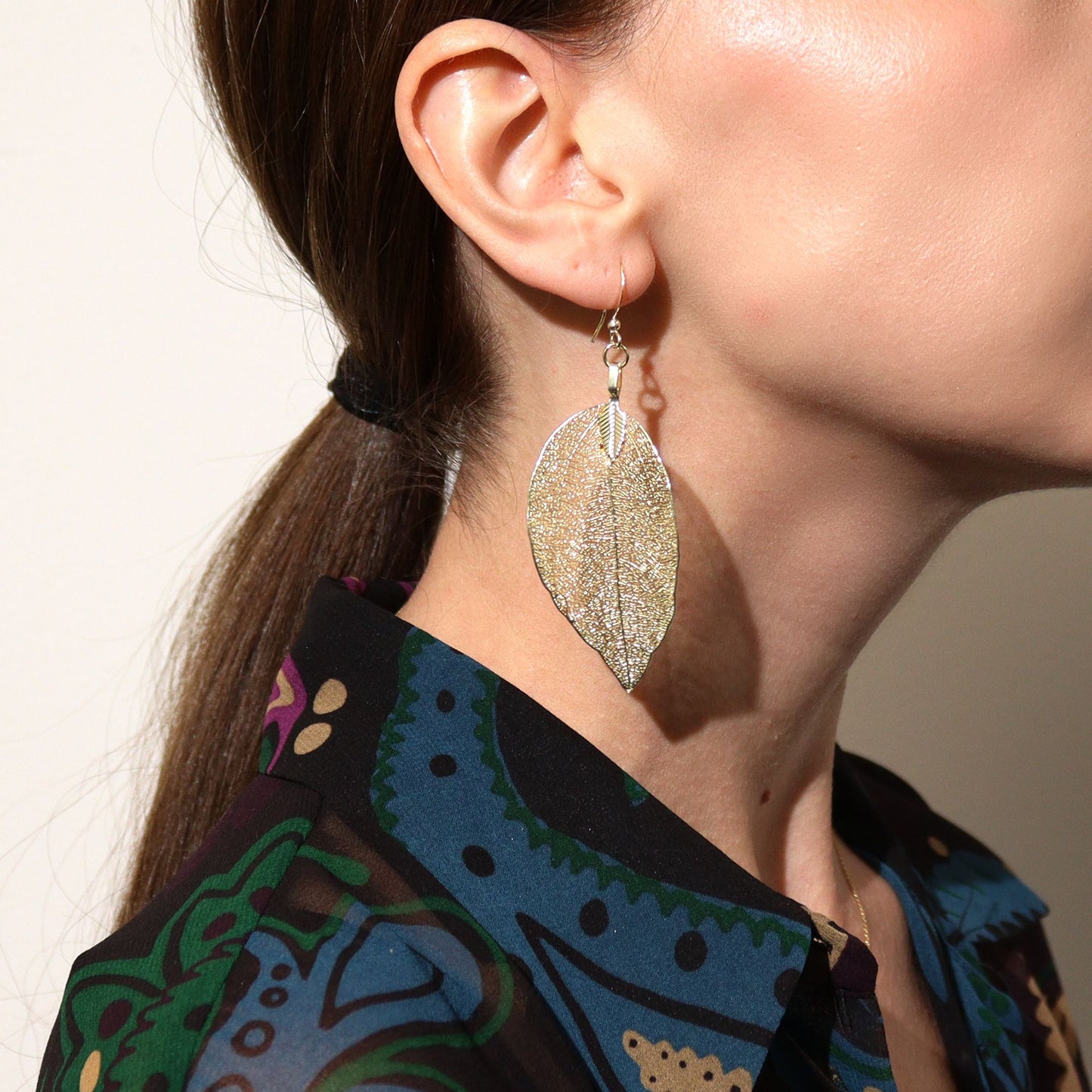 Earrings - Value Leaf - Gold