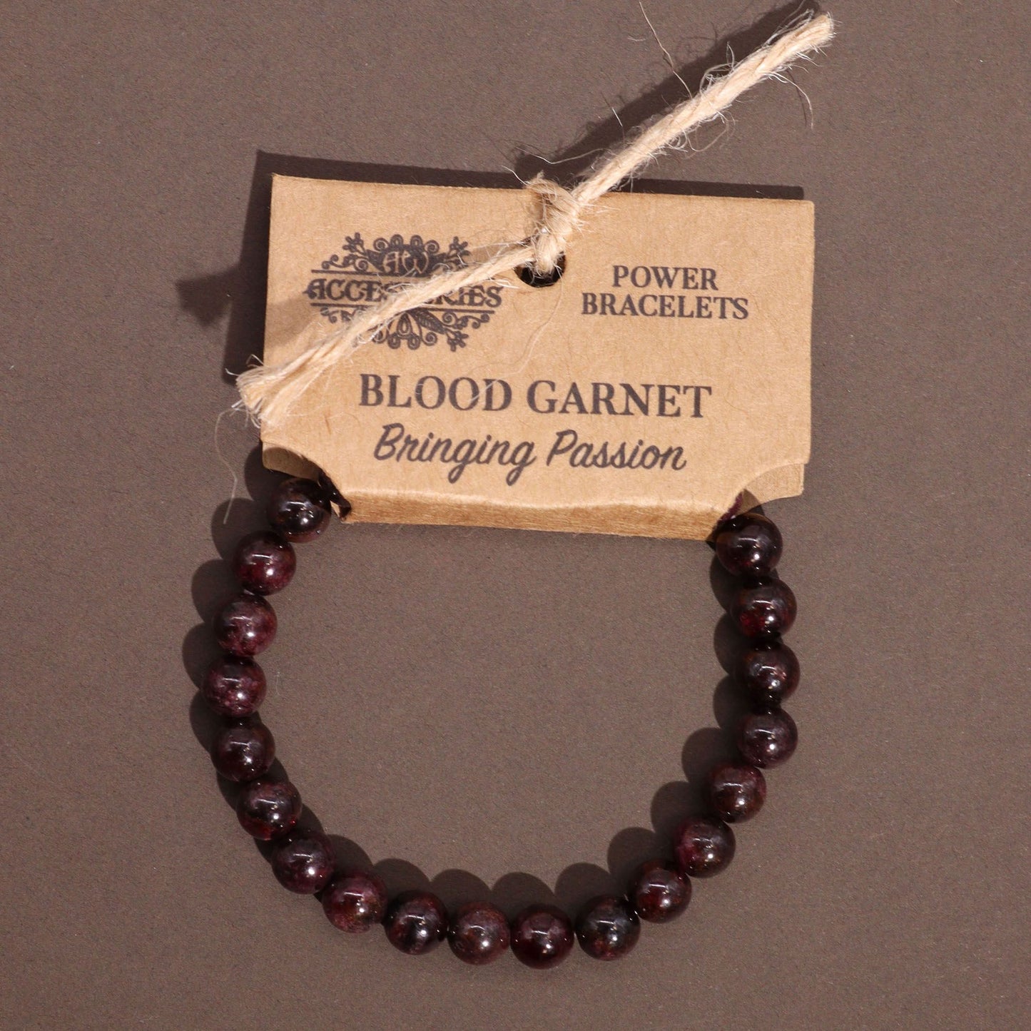 Energy Bracelet - Blood Garnet