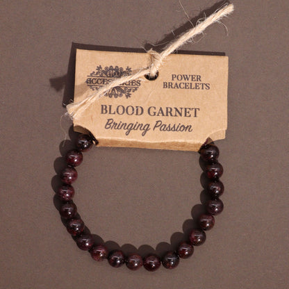 Energy Bracelet - Blood Garnet