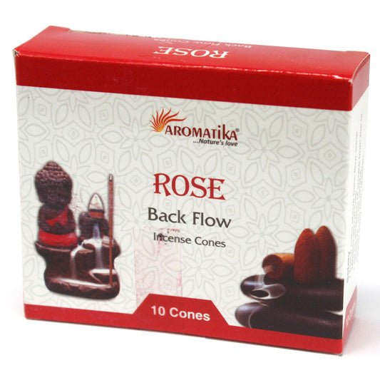 Aromatika Backflow Incense Cones - Pink