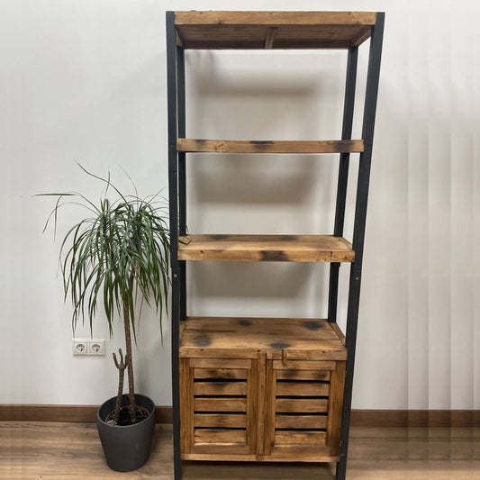Standard four-shelf cabinet and stand