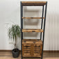 Standard four-shelf cabinet and stand