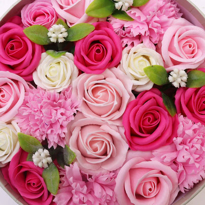 Caja Redonda flores - Baby Blessings - Rosas