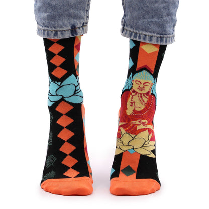Hop Hare Socks (41-46) - Blue Buddha and Lotus