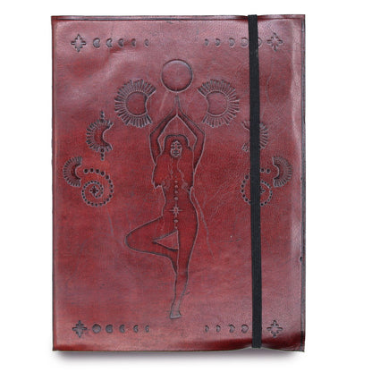 Medium notebook with elastic closure - Cosmic Goddess