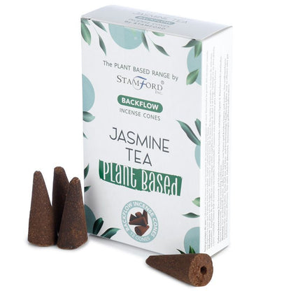 Herbal Backflow Incense Cones - Jasmine Tea