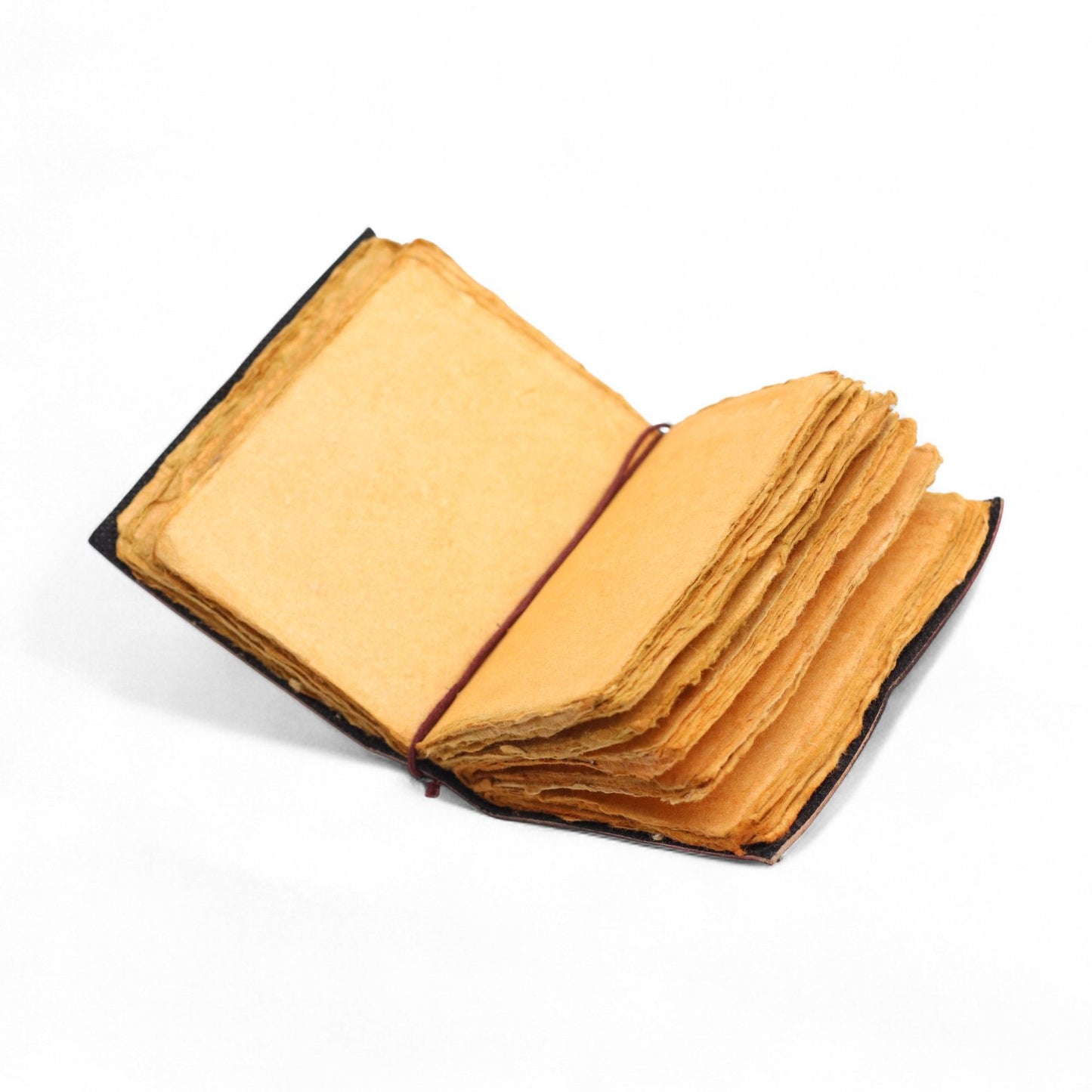 Cuaderno de cuero grueso con borde deshilachado – No todos los días son buenos