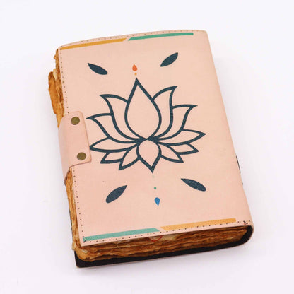 Leather Notebook - 7 Chakras - 12.5x17.5cm