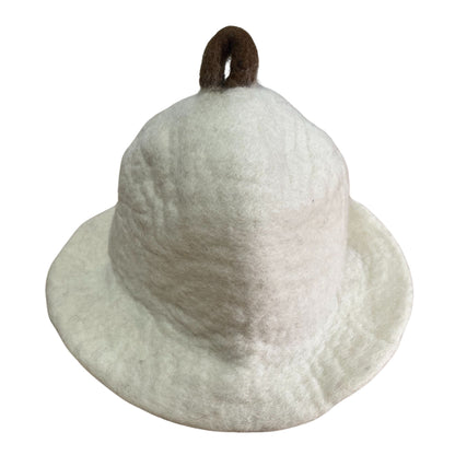 Felt sauna hat - Natural