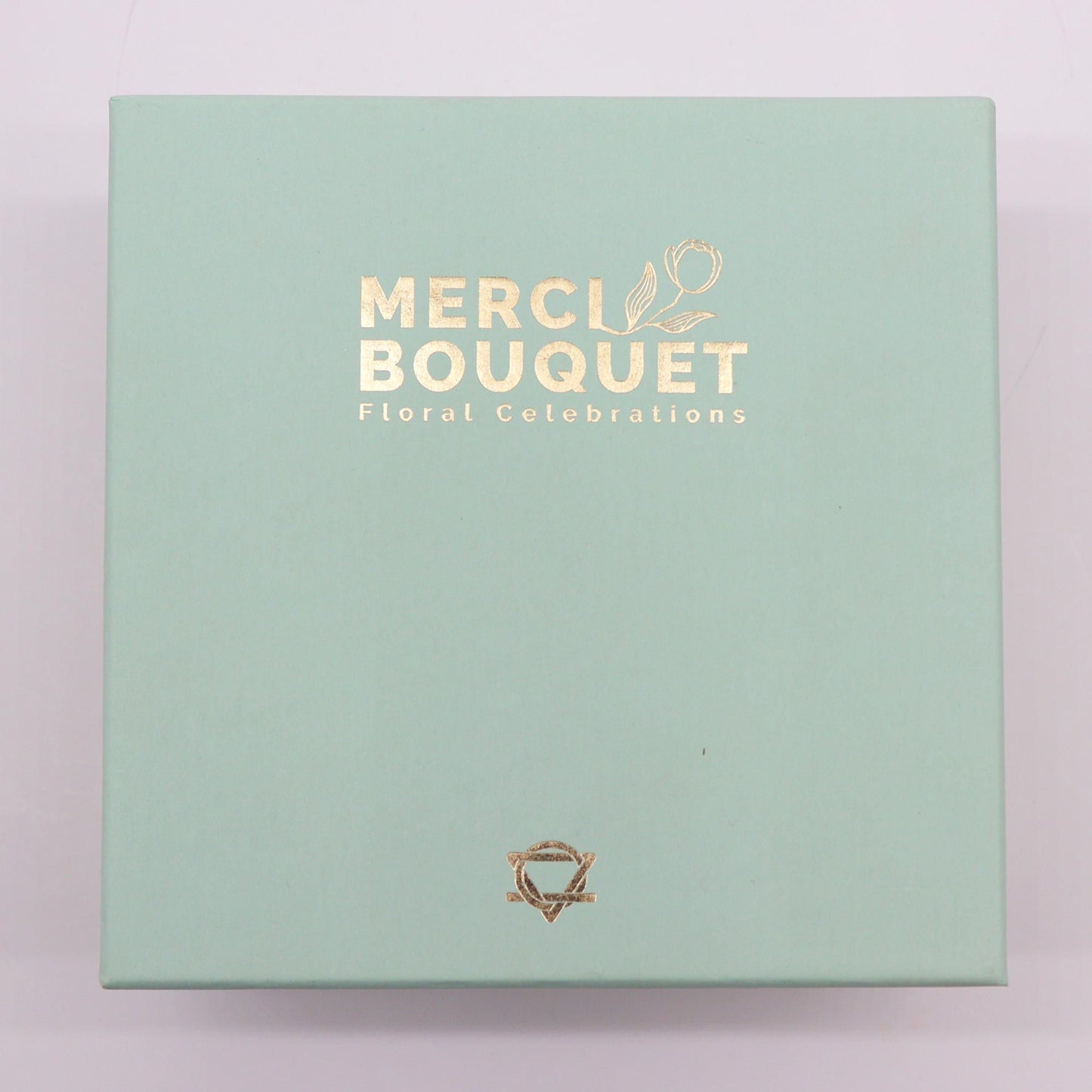 Caja Cuadrada flores - Bendiciones de Boda - Blanco y Marfil